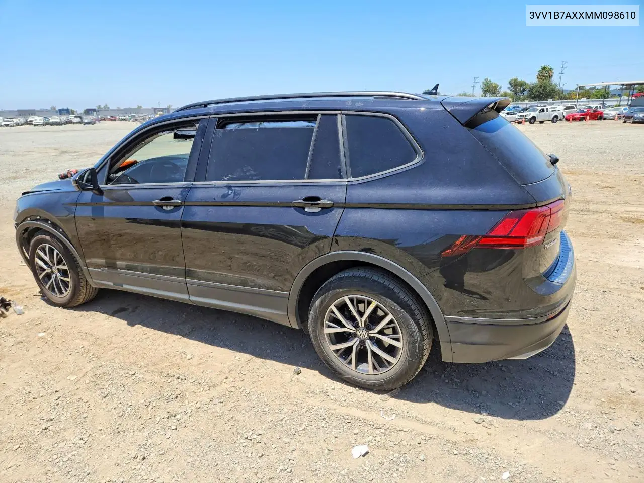 2021 Volkswagen Tiguan S VIN: 3VV1B7AXXMM098610 Lot: 60140866