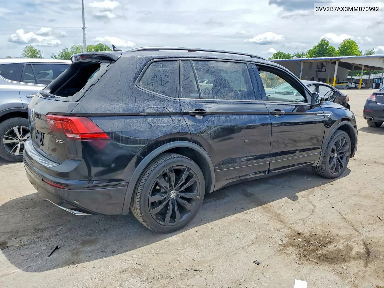 2021 Volkswagen Tiguan Se VIN: 3VV2B7AX3MM070992 Lot: 60398596