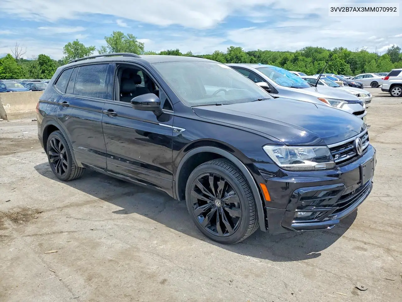 2021 Volkswagen Tiguan Se VIN: 3VV2B7AX3MM070992 Lot: 60398596