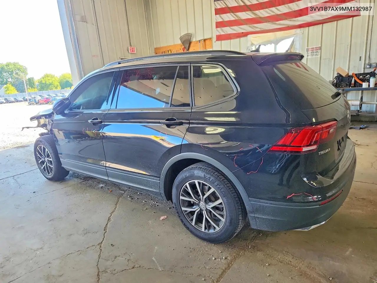 2021 Volkswagen Tiguan S VIN: 3VV1B7AX9MM132987 Lot: 60486116