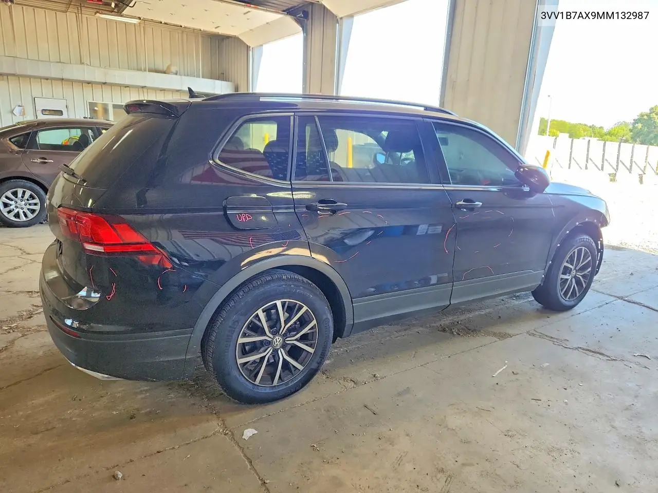 2021 Volkswagen Tiguan S VIN: 3VV1B7AX9MM132987 Lot: 60486116
