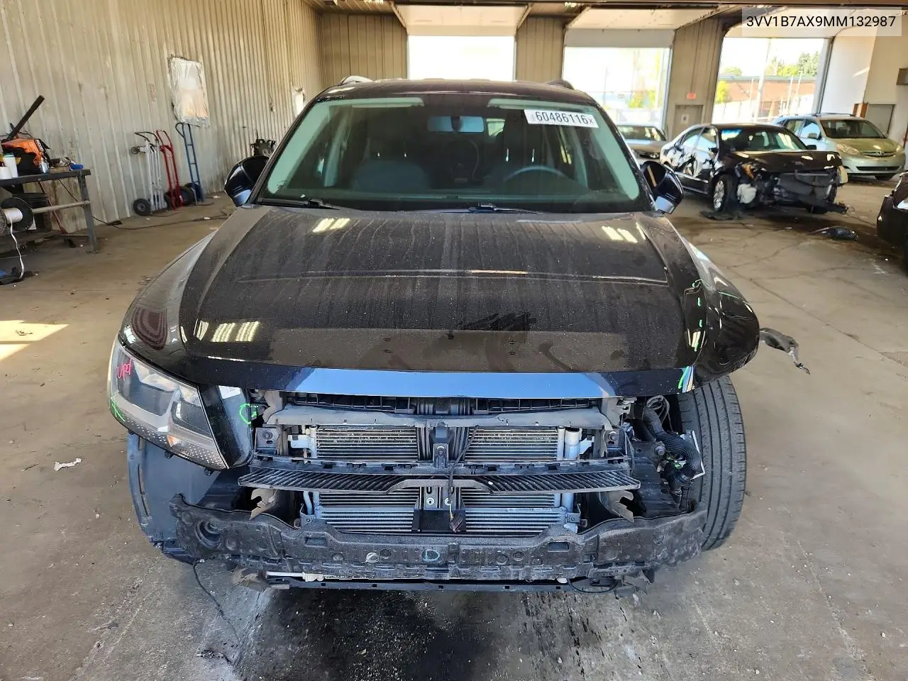 2021 Volkswagen Tiguan S VIN: 3VV1B7AX9MM132987 Lot: 60486116