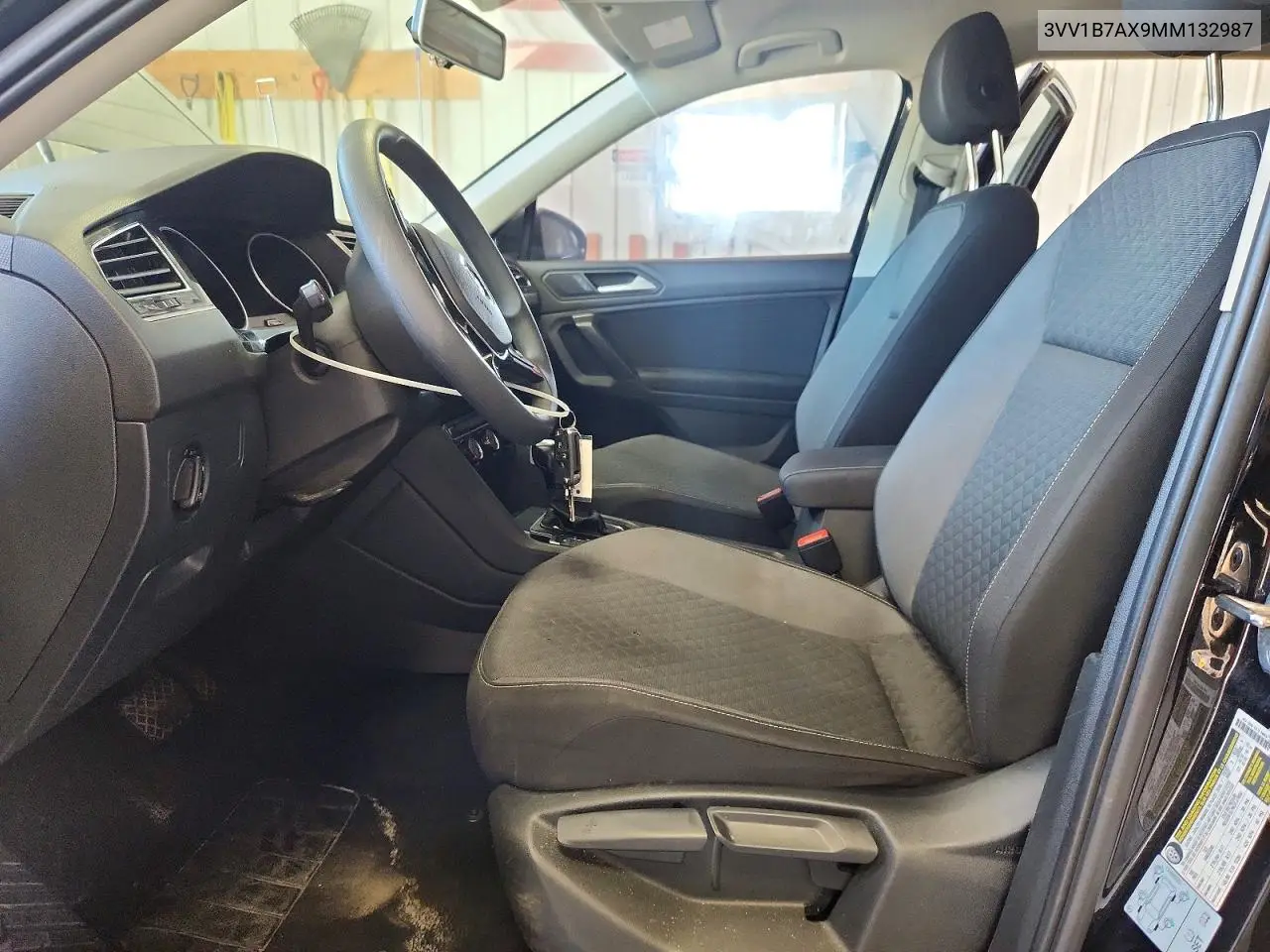 2021 Volkswagen Tiguan S VIN: 3VV1B7AX9MM132987 Lot: 60486116