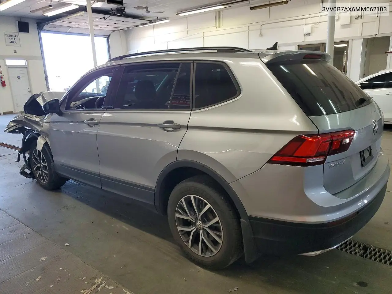 2021 Volkswagen Tiguan S VIN: 3VV0B7AX6MM062103 Lot: 60567716