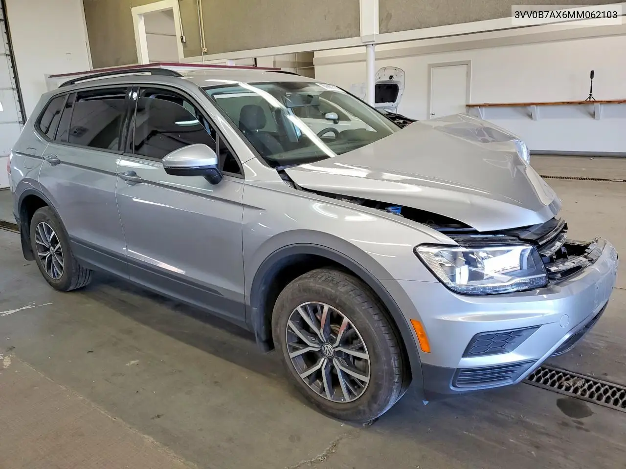 2021 Volkswagen Tiguan S VIN: 3VV0B7AX6MM062103 Lot: 60567716