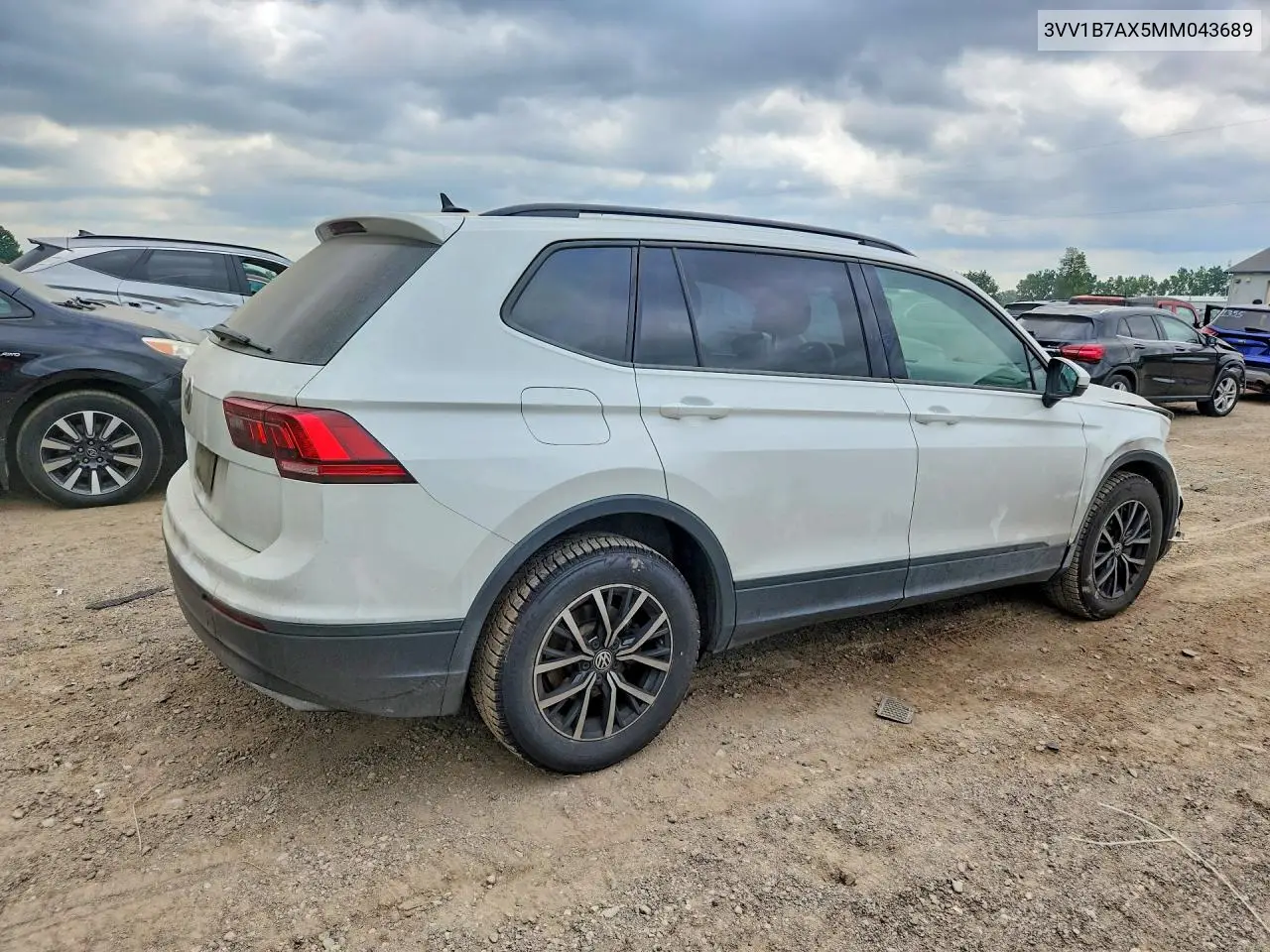 2021 Volkswagen Tiguan S VIN: 3VV1B7AX5MM043689 Lot: 60759576
