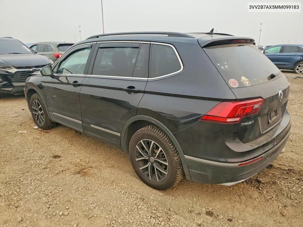 2021 Volkswagen Tiguan Se VIN: 3VV2B7AX5MM099183 Lot: 61407226