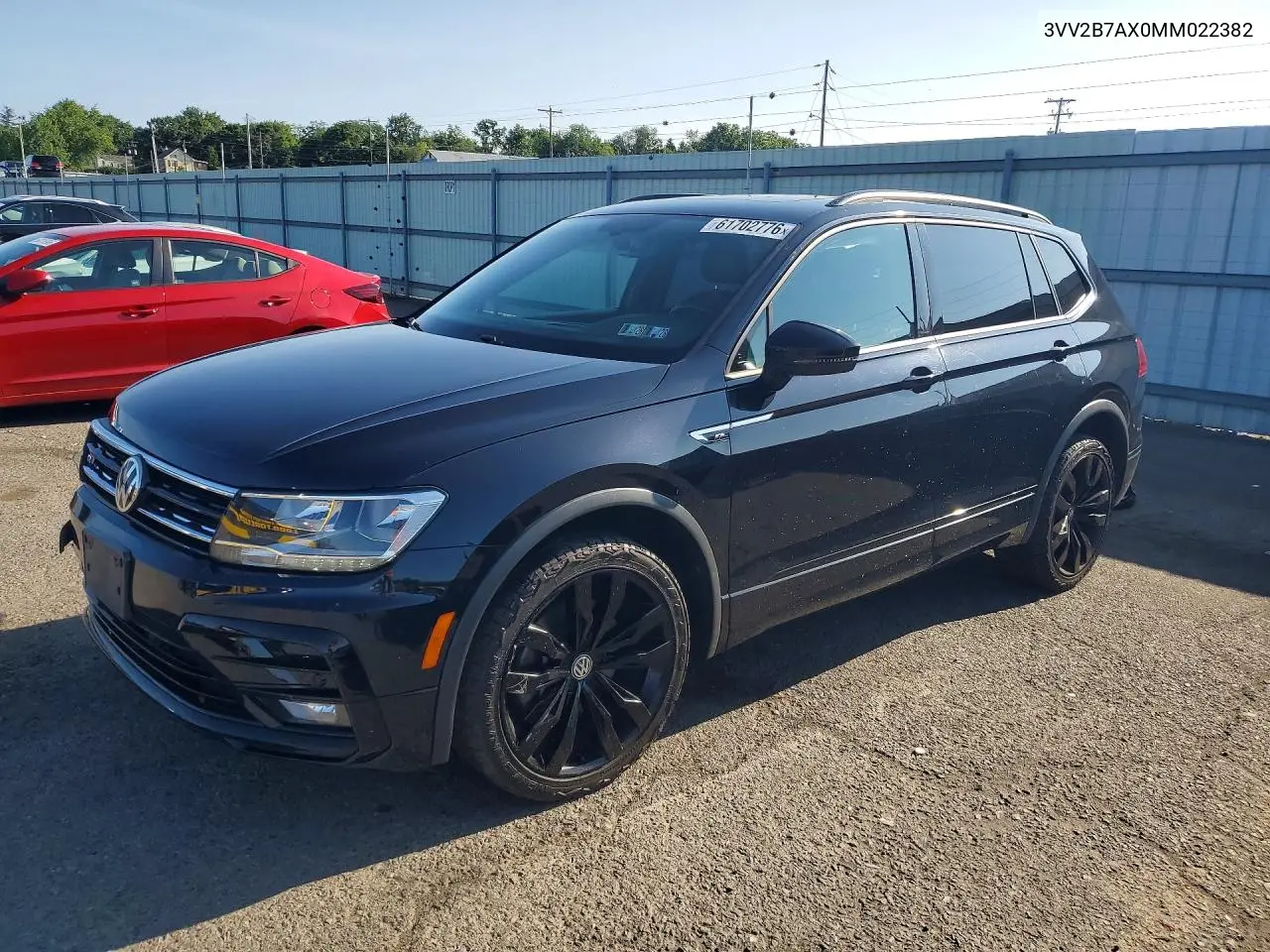 2021 Volkswagen Tiguan Se VIN: 3VV2B7AX0MM022382 Lot: 61702776