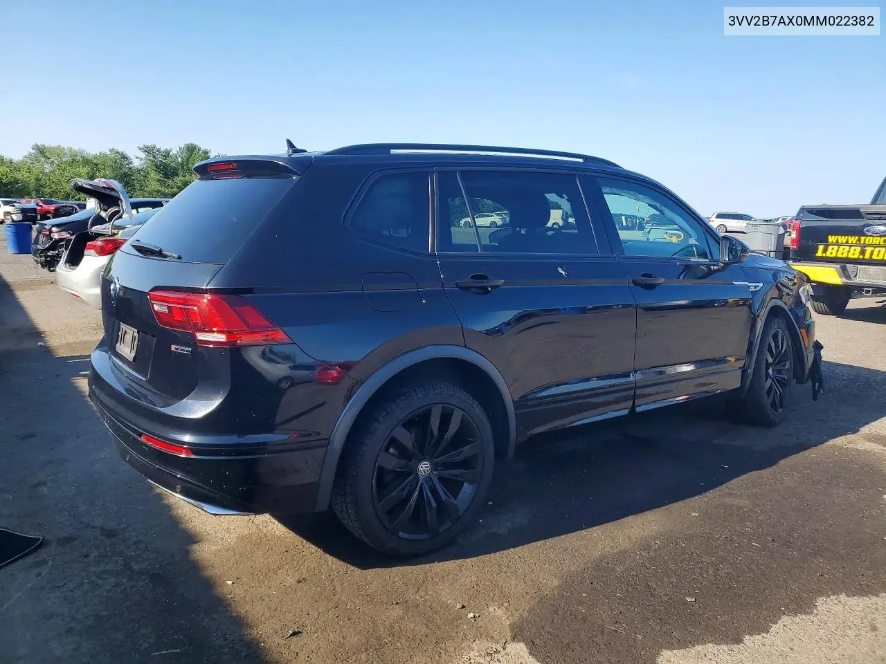 2021 Volkswagen Tiguan Se VIN: 3VV2B7AX0MM022382 Lot: 61702776