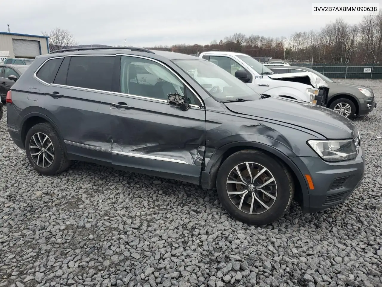 3VV2B7AX8MM090638 2021 Volkswagen Tiguan Se