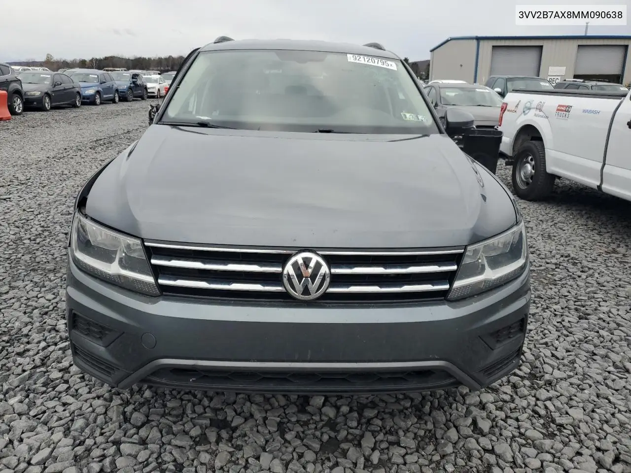 3VV2B7AX8MM090638 2021 Volkswagen Tiguan Se