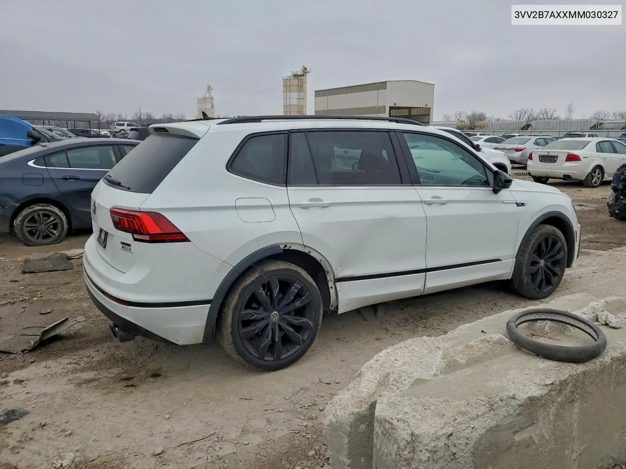 3VV2B7AXXMM030327 2021 Volkswagen Tiguan Se