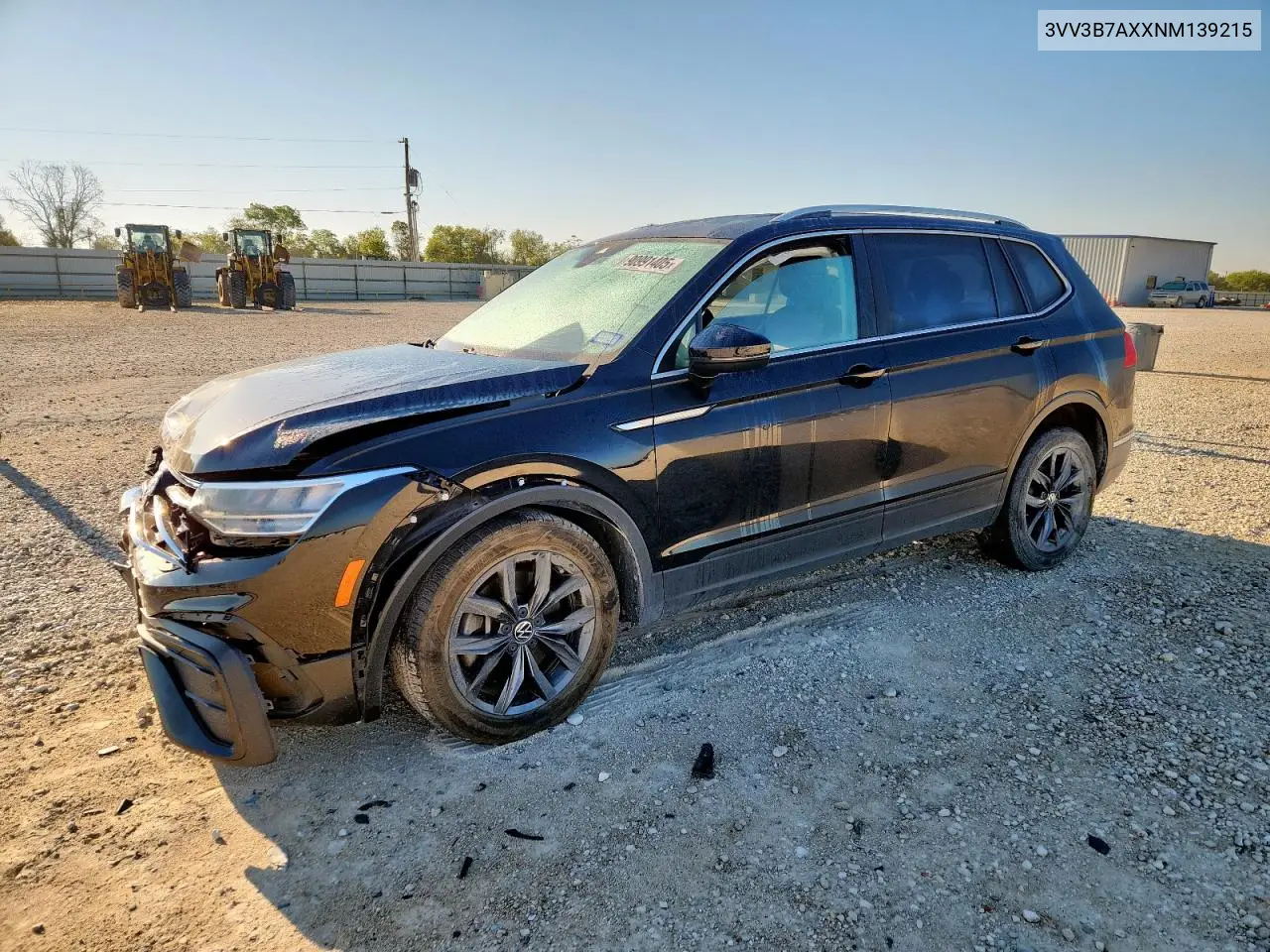 3VV3B7AXXNM139215 2022 Volkswagen Tiguan Se