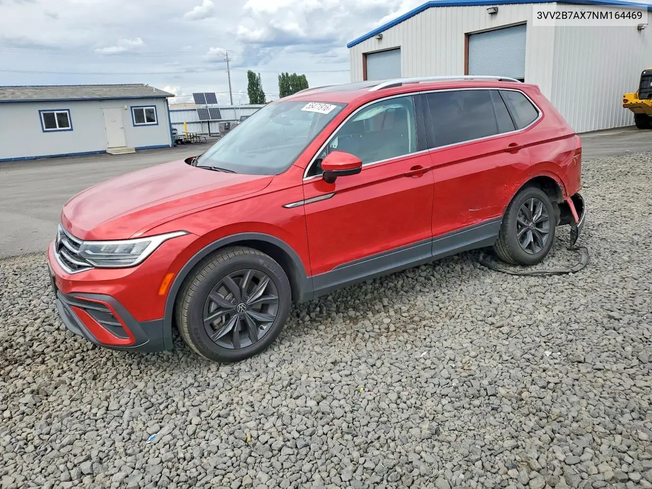 2022 Volkswagen Tiguan Se VIN: 3VV2B7AX7NM164469 Lot: 55471916