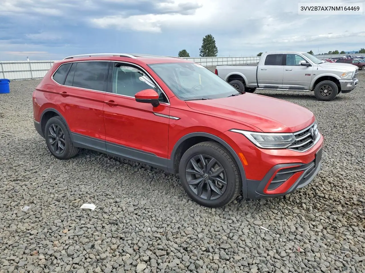 2022 Volkswagen Tiguan Se VIN: 3VV2B7AX7NM164469 Lot: 55471916