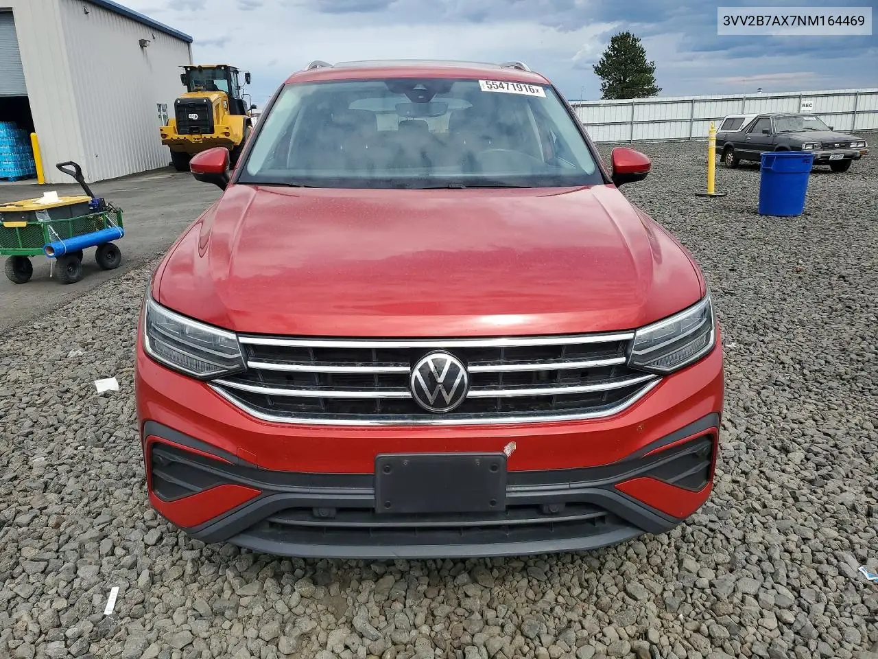 2022 Volkswagen Tiguan Se VIN: 3VV2B7AX7NM164469 Lot: 55471916