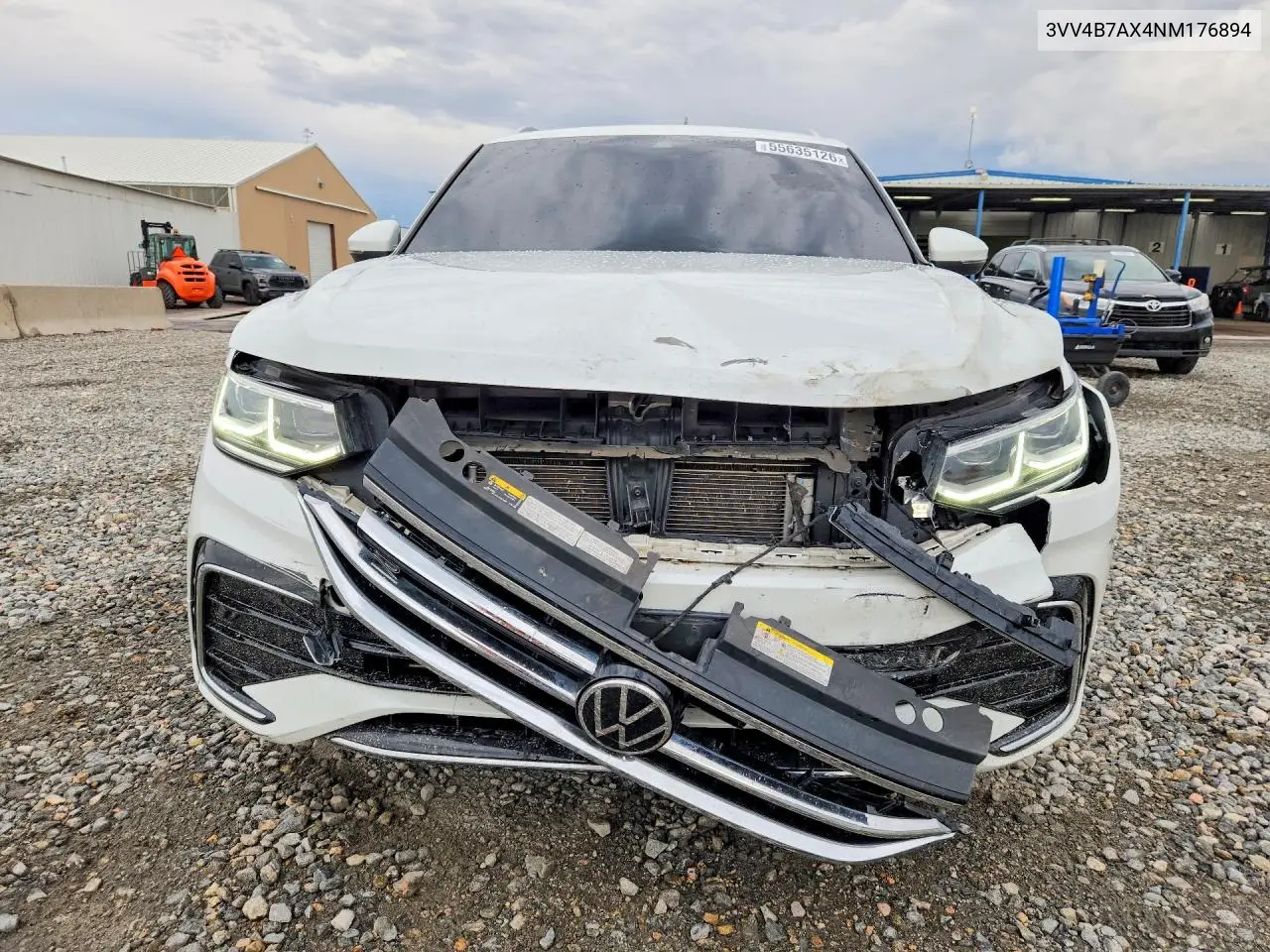2022 Volkswagen Tiguan Sel R-Line VIN: 3VV4B7AX4NM176894 Lot: 55635126