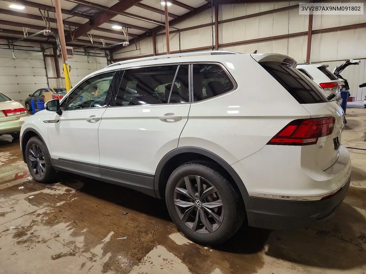 2022 Volkswagen Tiguan Se VIN: 3VV2B7AX9NM091802 Lot: 57494586