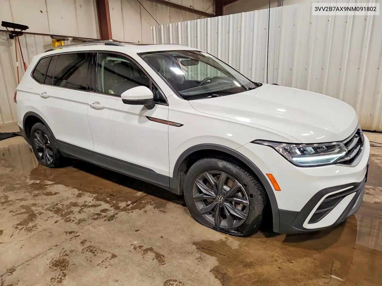 2022 Volkswagen Tiguan Se VIN: 3VV2B7AX9NM091802 Lot: 57494586