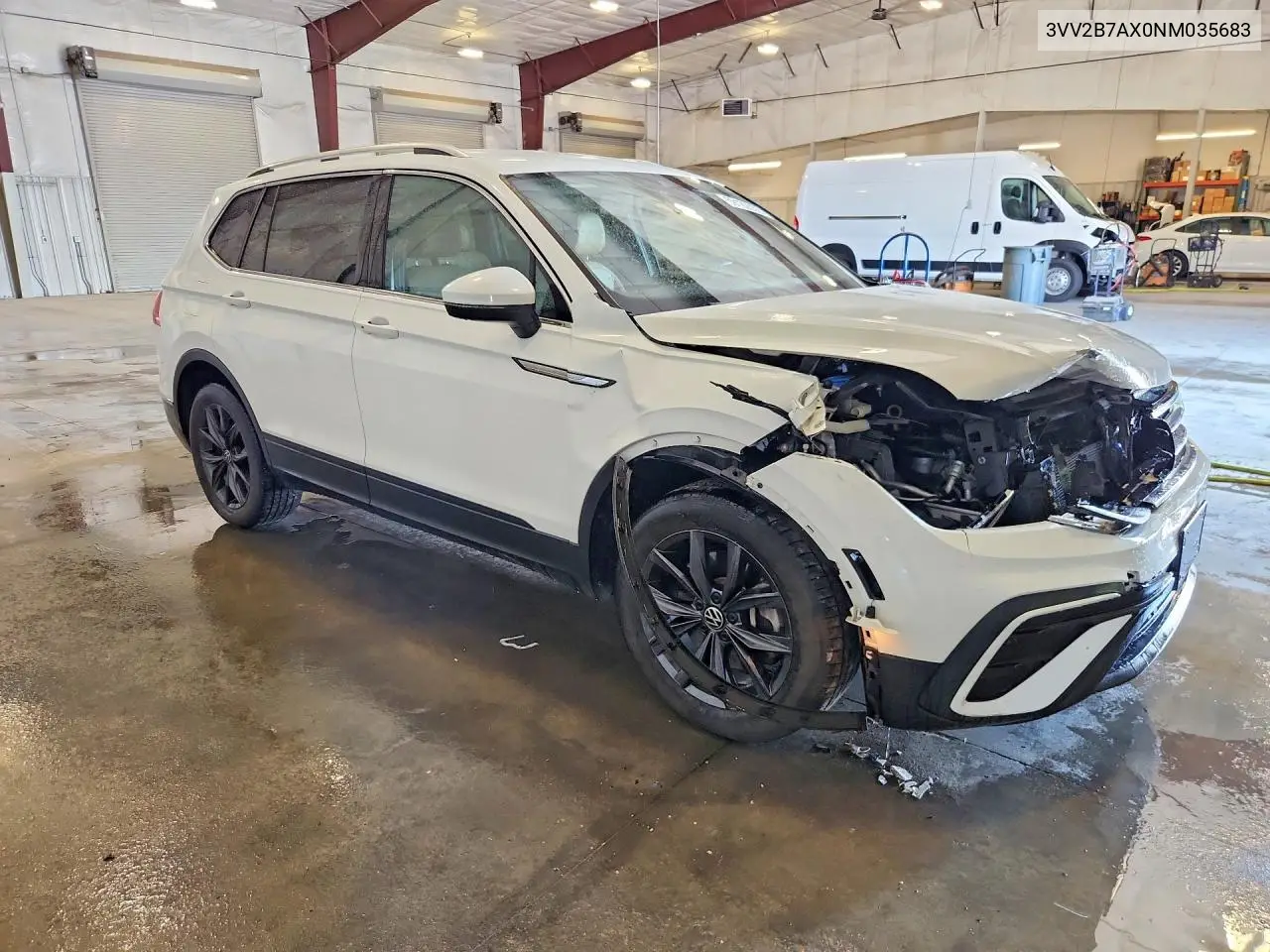 2022 Volkswagen Tiguan Se VIN: 3VV2B7AX0NM035683 Lot: 59122336