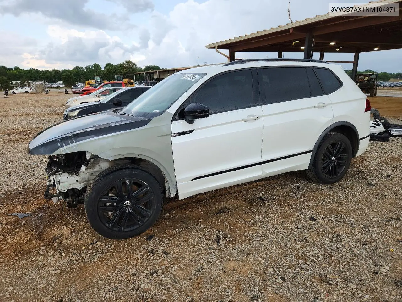 2022 Volkswagen Tiguan Se R-Line Black VIN: 3VVCB7AX1NM104871 Lot: 59765596