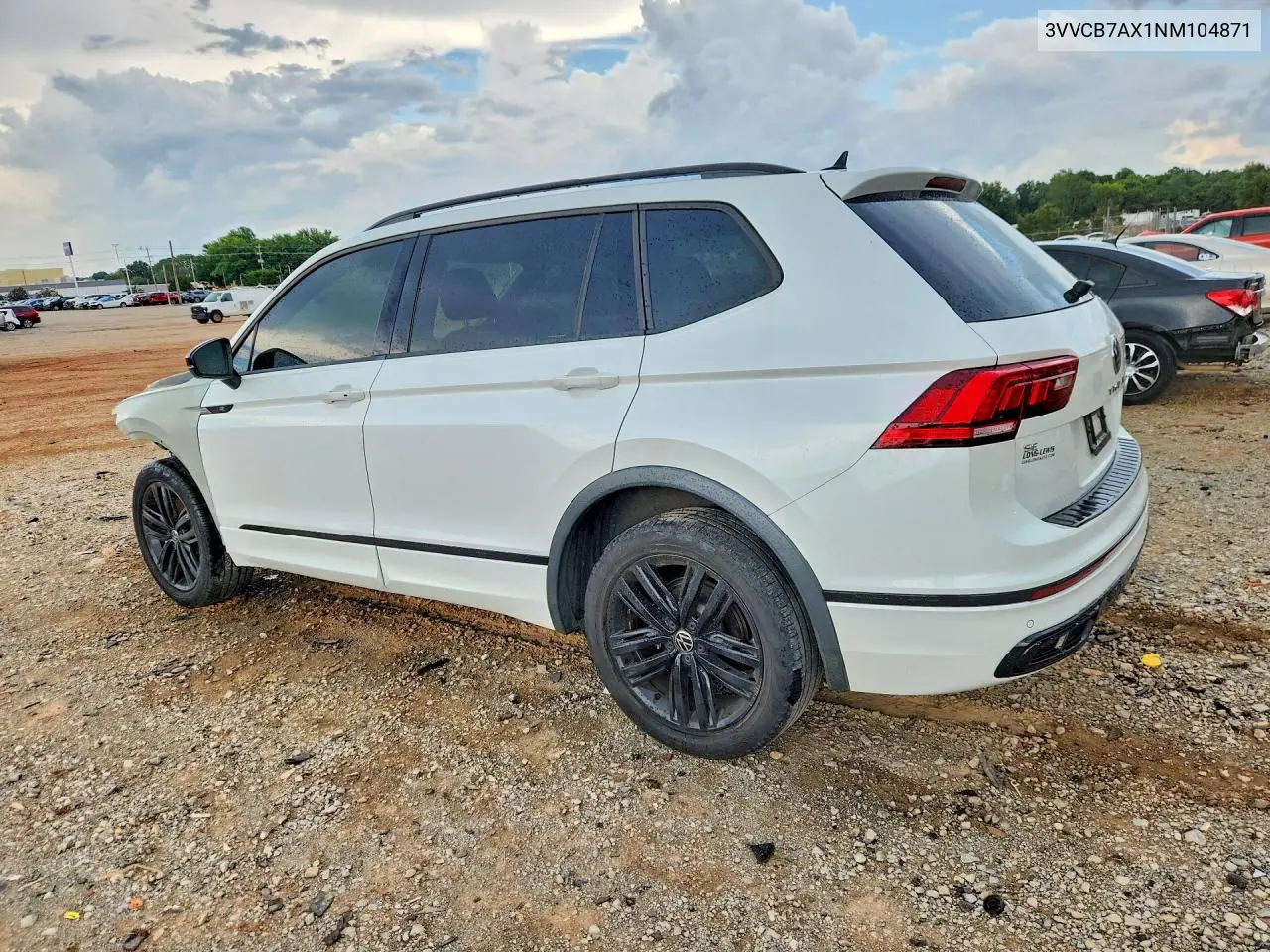 2022 Volkswagen Tiguan Se R-Line Black VIN: 3VVCB7AX1NM104871 Lot: 59765596