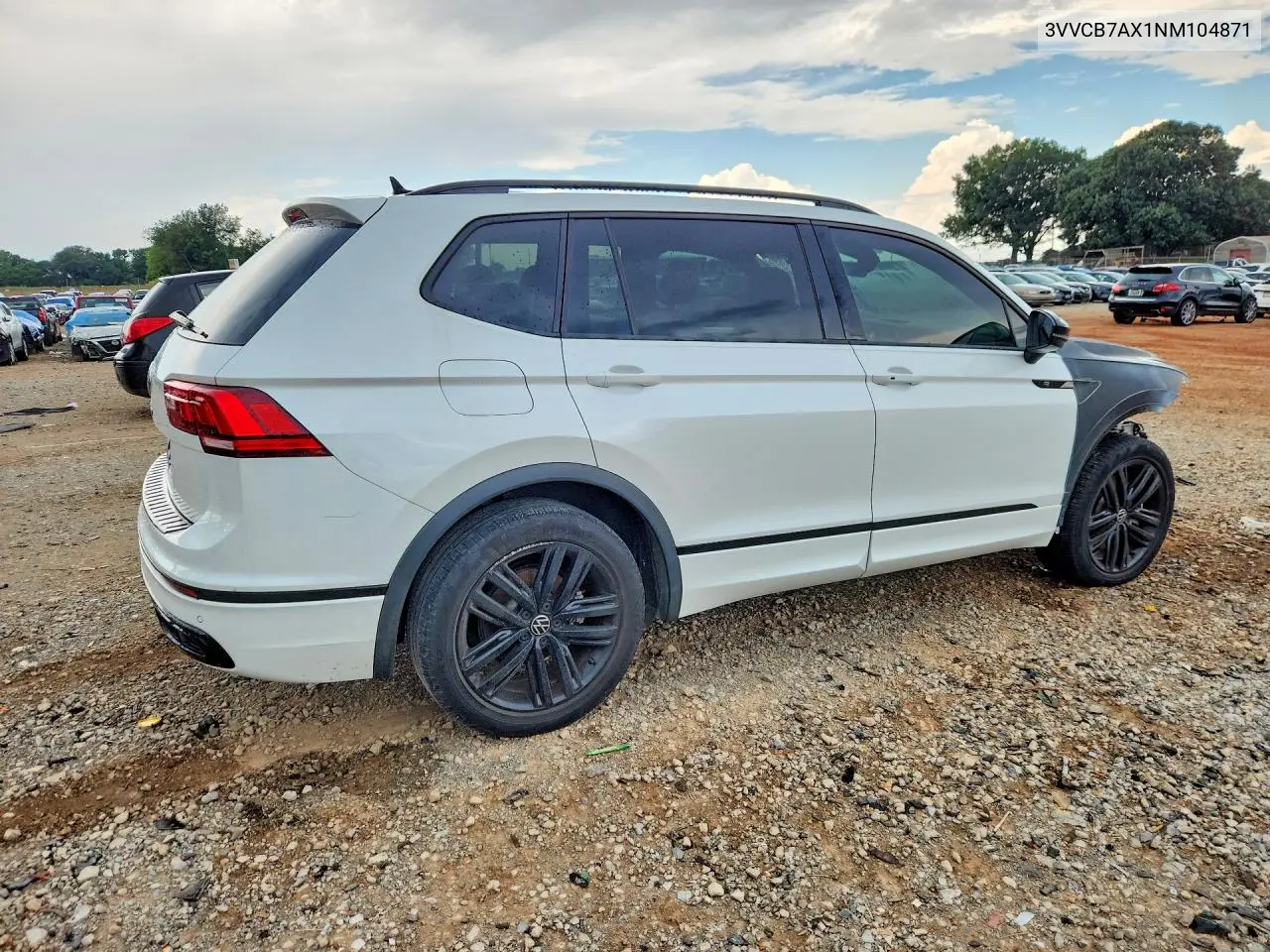 2022 Volkswagen Tiguan Se R-Line Black VIN: 3VVCB7AX1NM104871 Lot: 59765596