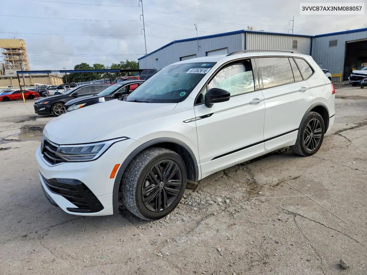 2022 Volkswagen Tiguan Se R-Line Black VIN: 3VVCB7AX3NM088057 Lot: 61352616