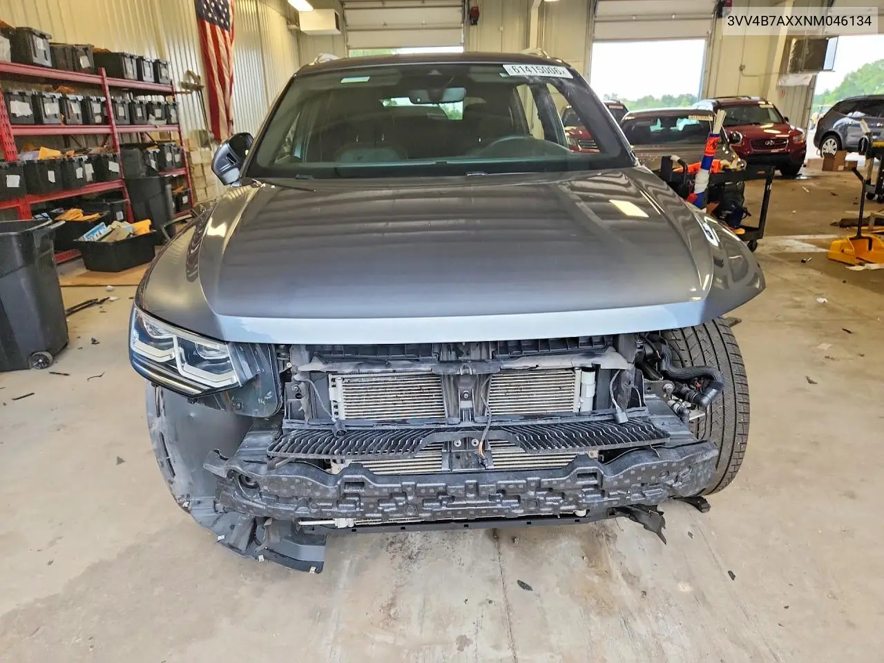 2022 Volkswagen Tiguan Sel R-Line VIN: 3VV4B7AXXNM046134 Lot: 61415006