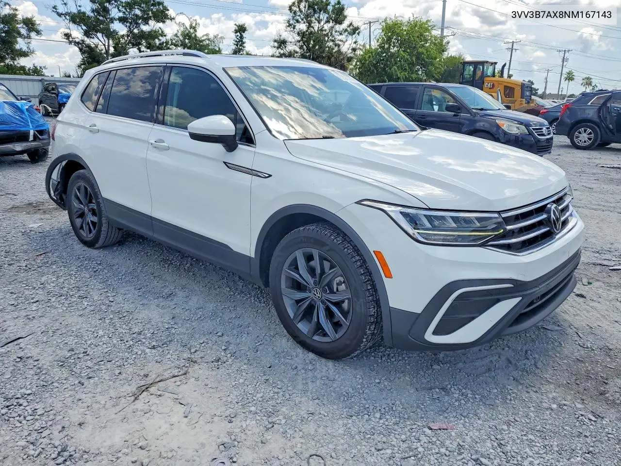 2022 Volkswagen Tiguan Se VIN: 3VV3B7AX8NM167143 Lot: 62065016