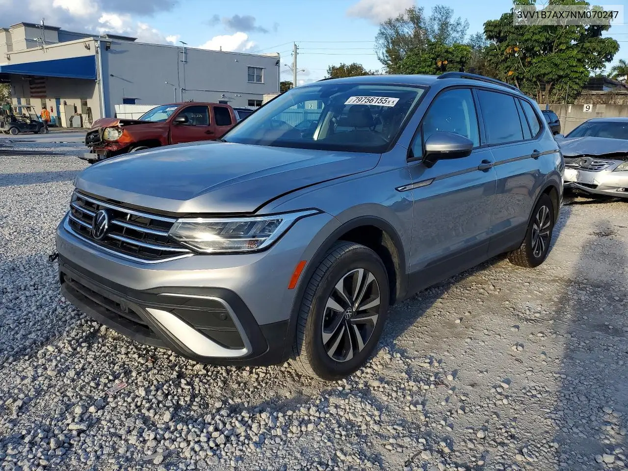 3VV1B7AX7NM070247 2022 Volkswagen Tiguan S