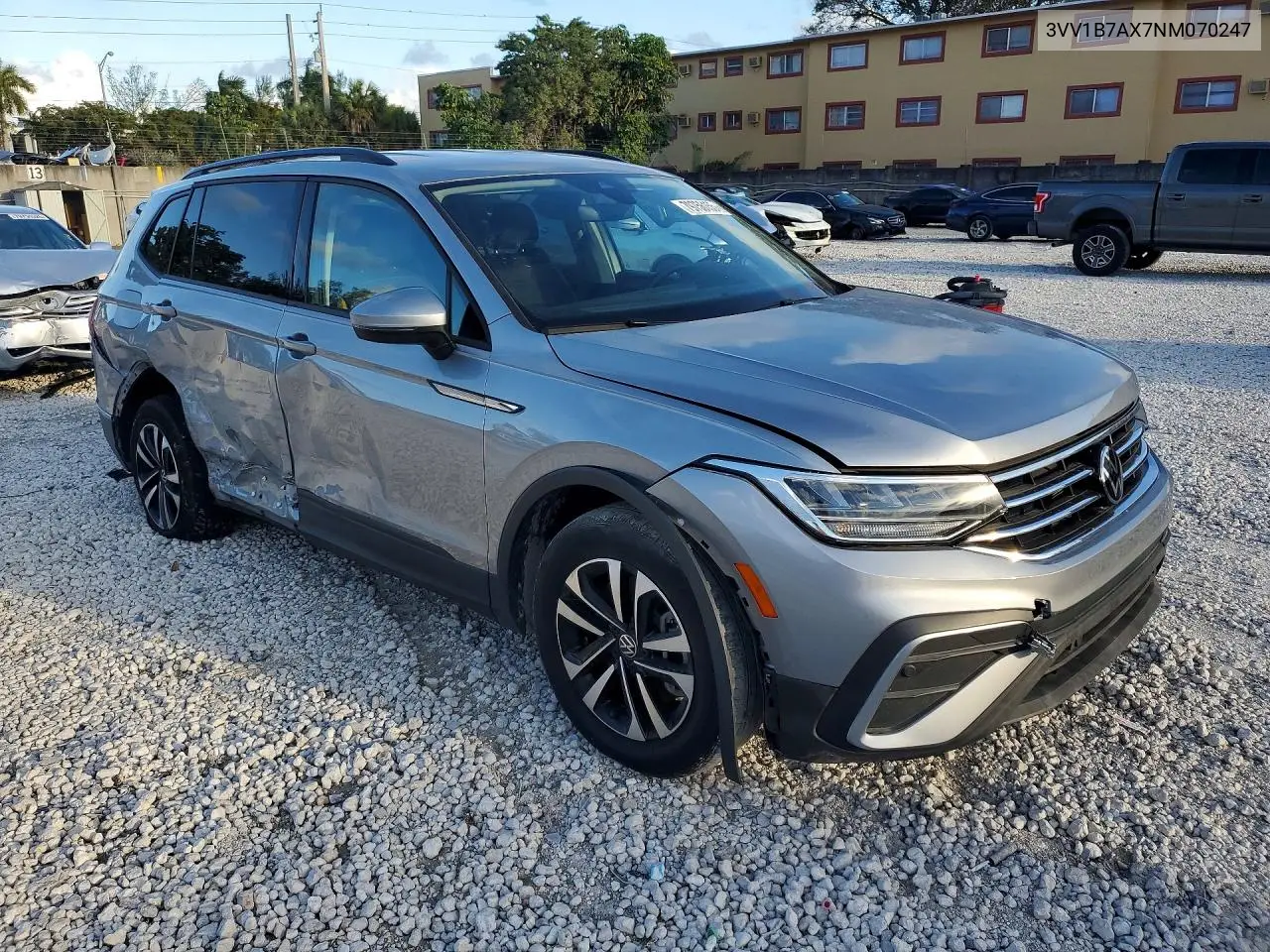 3VV1B7AX7NM070247 2022 Volkswagen Tiguan S