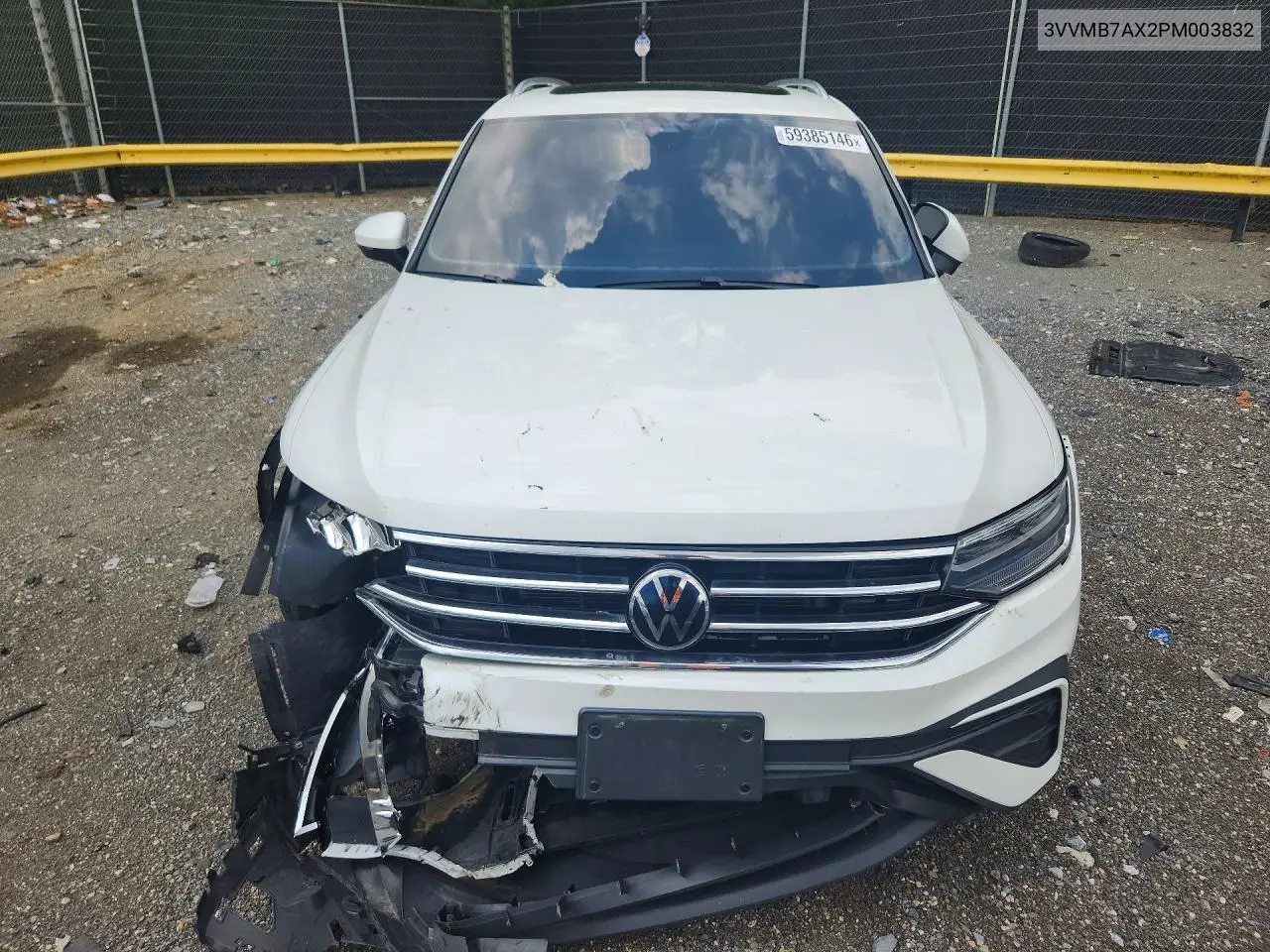 2023 Volkswagen Tiguan Se VIN: 3VVMB7AX2PM003832 Lot: 59385146