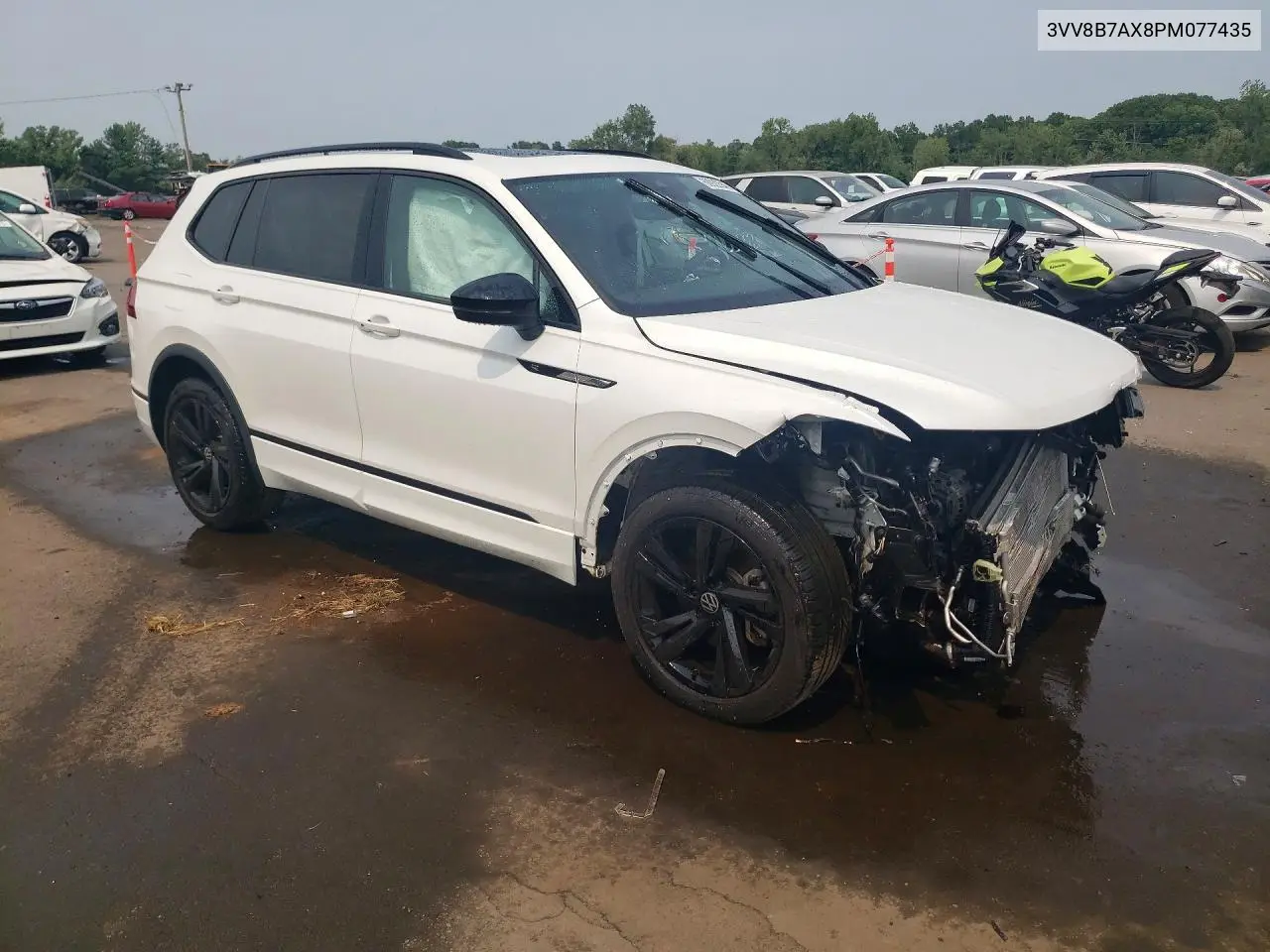 2023 Volkswagen Tiguan Se R-Line Black VIN: 3VV8B7AX8PM077435 Lot: 60922946