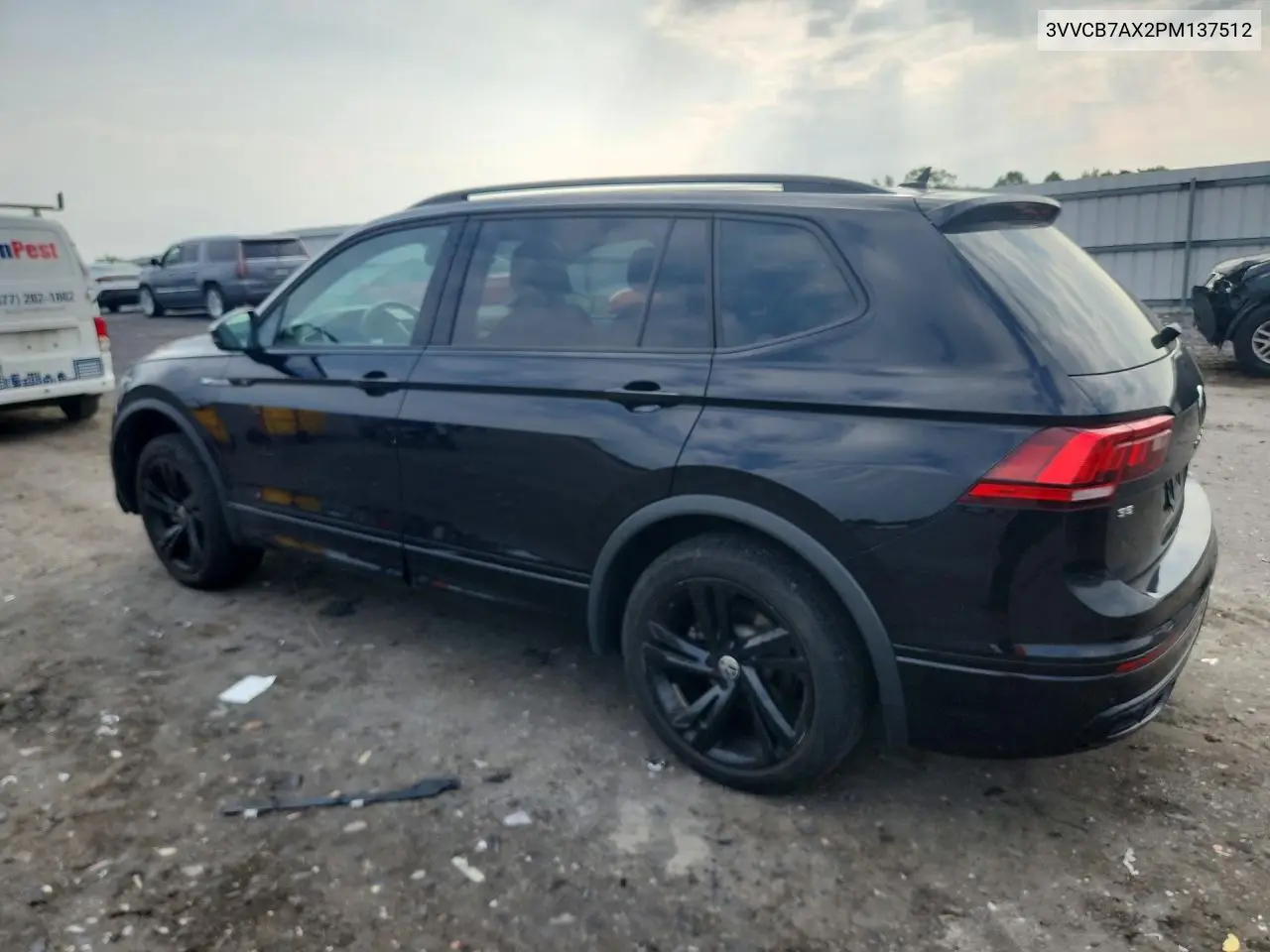 2023 Volkswagen Tiguan Se R-Line Black VIN: 3VVCB7AX2PM137512 Lot: 61392246