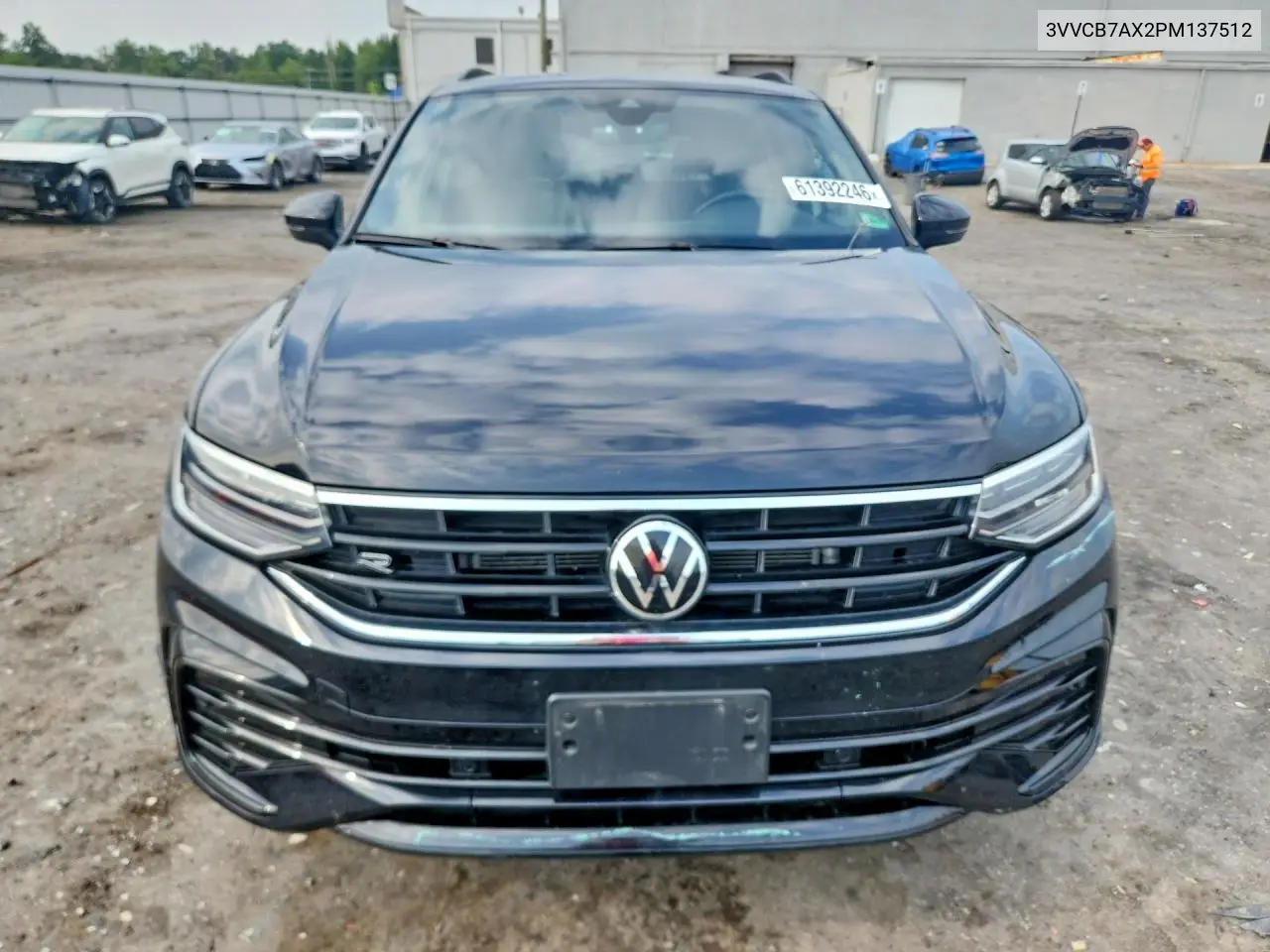 2023 Volkswagen Tiguan Se R-Line Black VIN: 3VVCB7AX2PM137512 Lot: 61392246