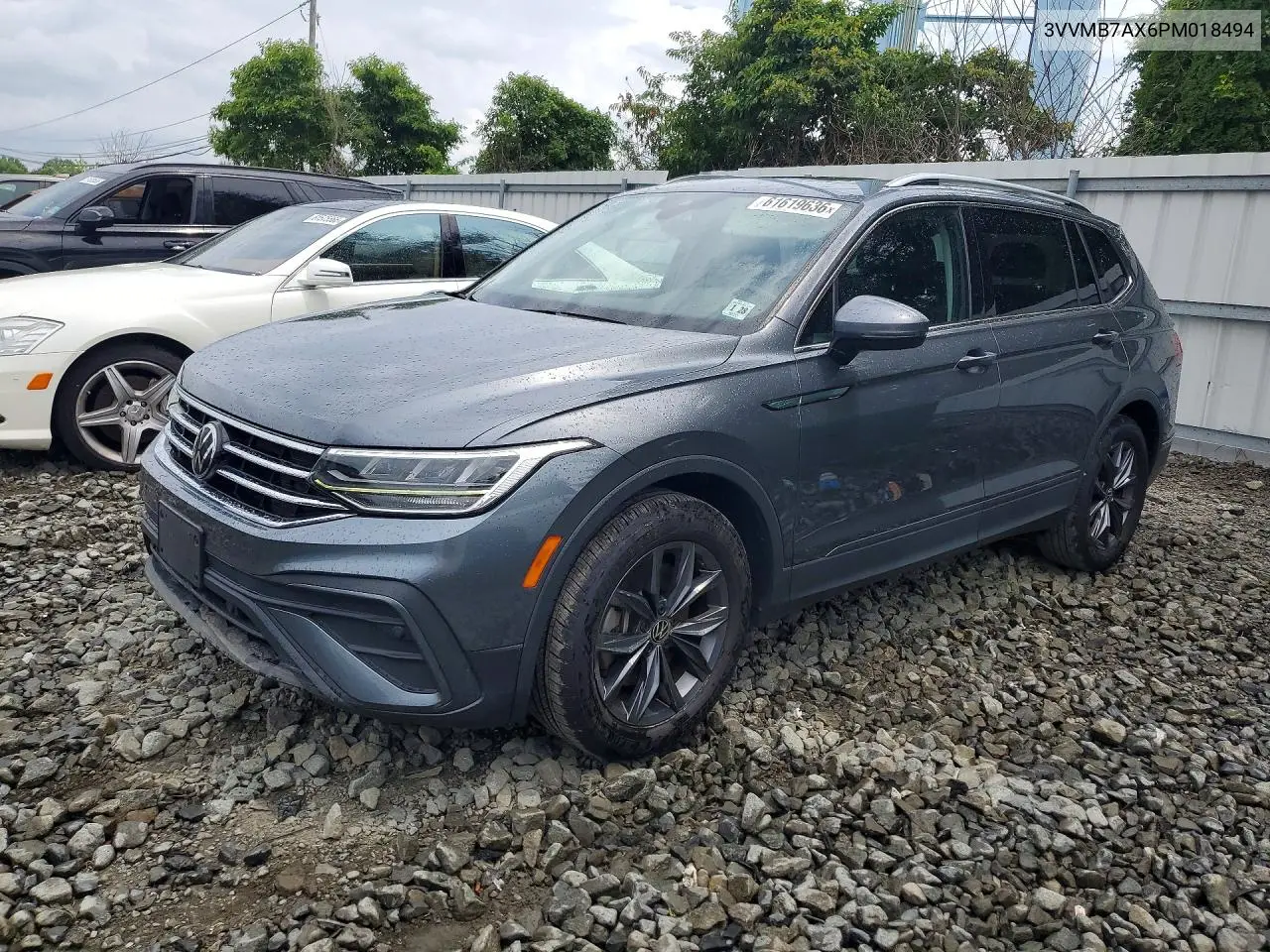 2023 Volkswagen Tiguan Se VIN: 3VVMB7AX6PM018494 Lot: 61619636