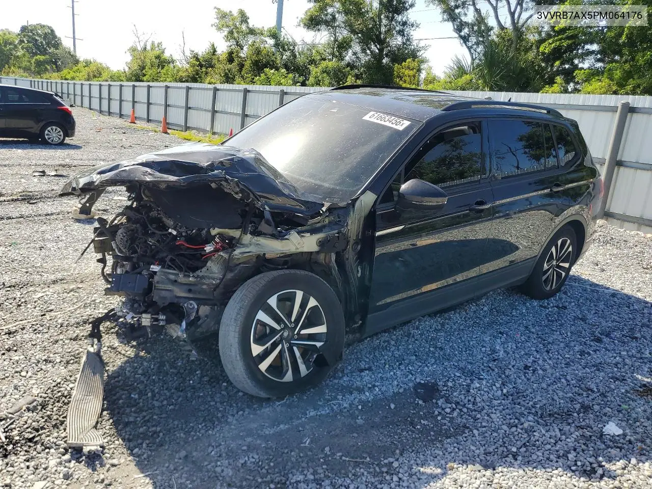 2023 Volkswagen Tiguan S VIN: 3VVRB7AX5PM064176 Lot: 61663456