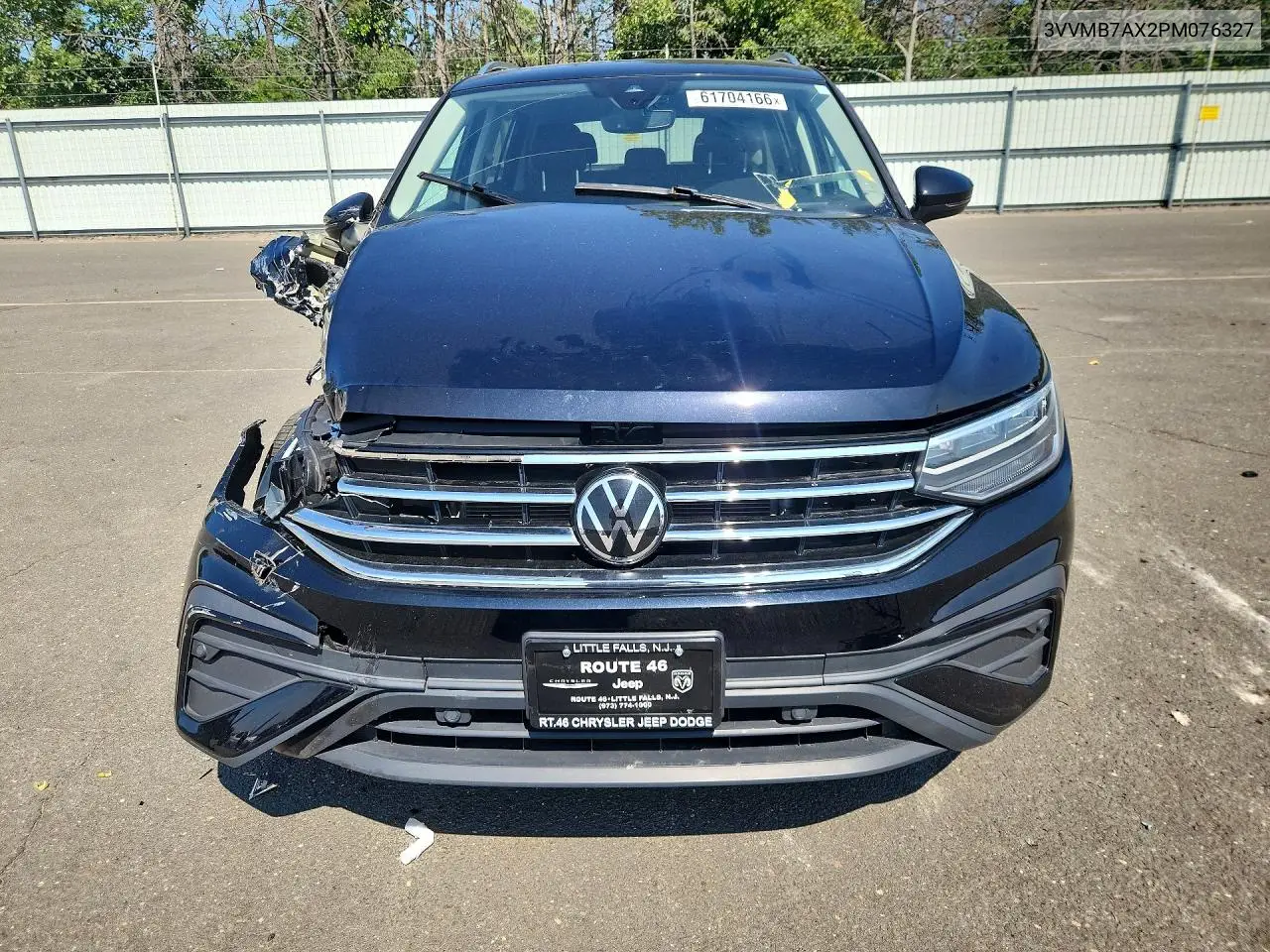 2023 Volkswagen Tiguan Se VIN: 3VVMB7AX2PM076327 Lot: 61704166