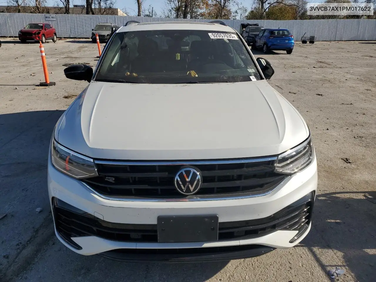 3VVCB7AX1PM017622 2023 Volkswagen Tiguan Se R-Line Black