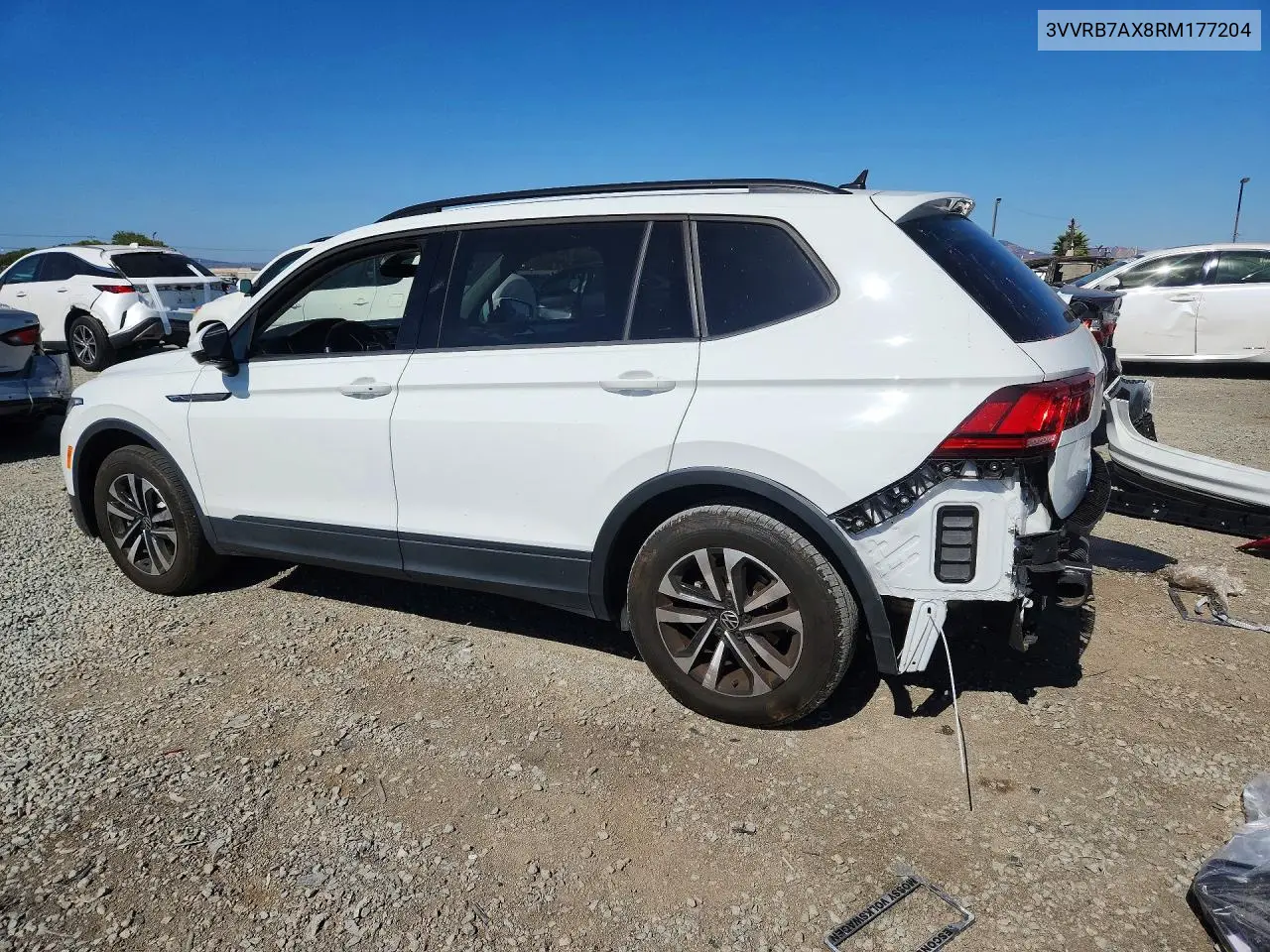 2024 Volkswagen Tiguan S VIN: 3VVRB7AX8RM177204 Lot: 58075956