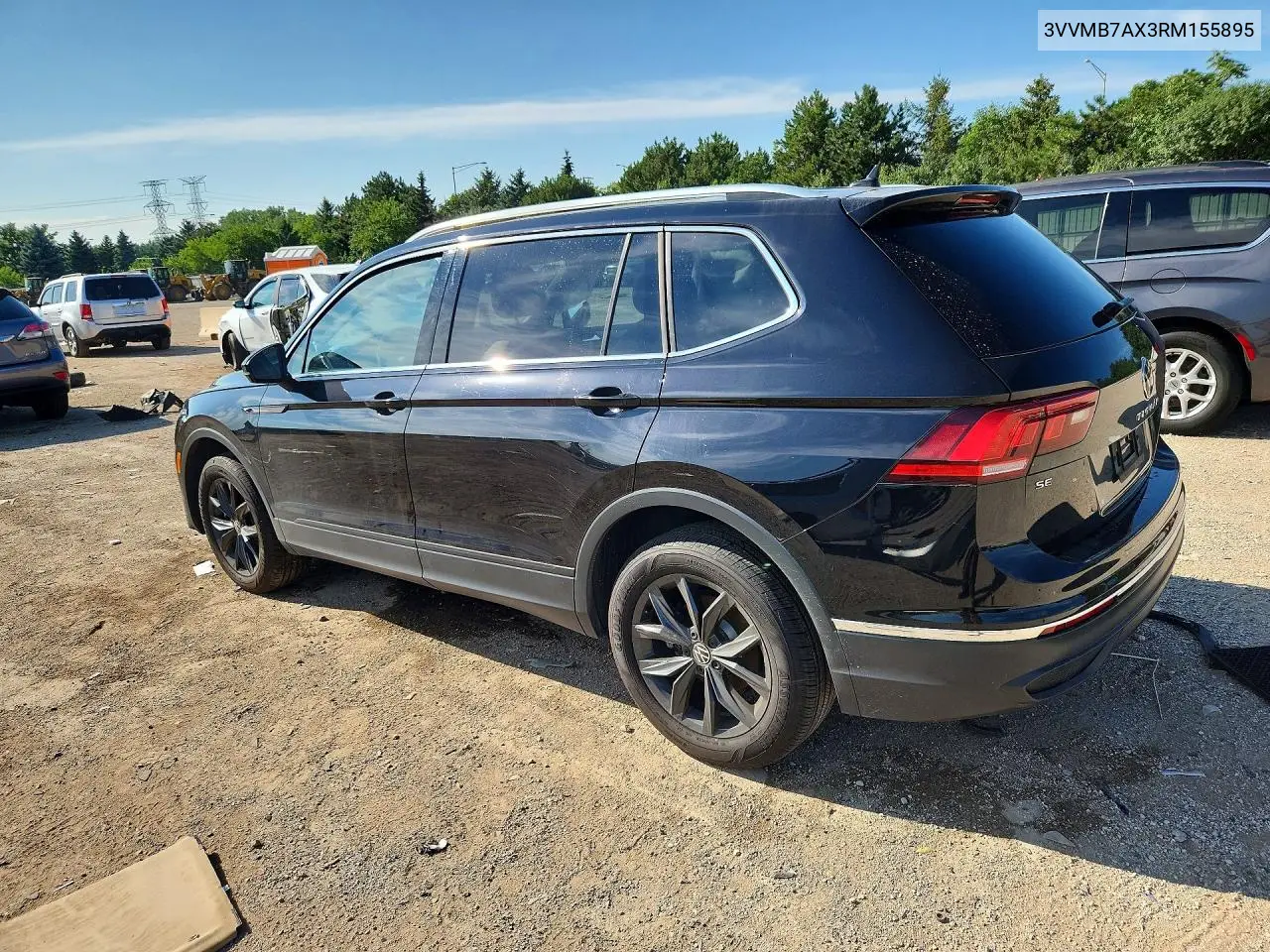 2024 Volkswagen Tiguan Se VIN: 3VVMB7AX3RM155895 Lot: 59780696