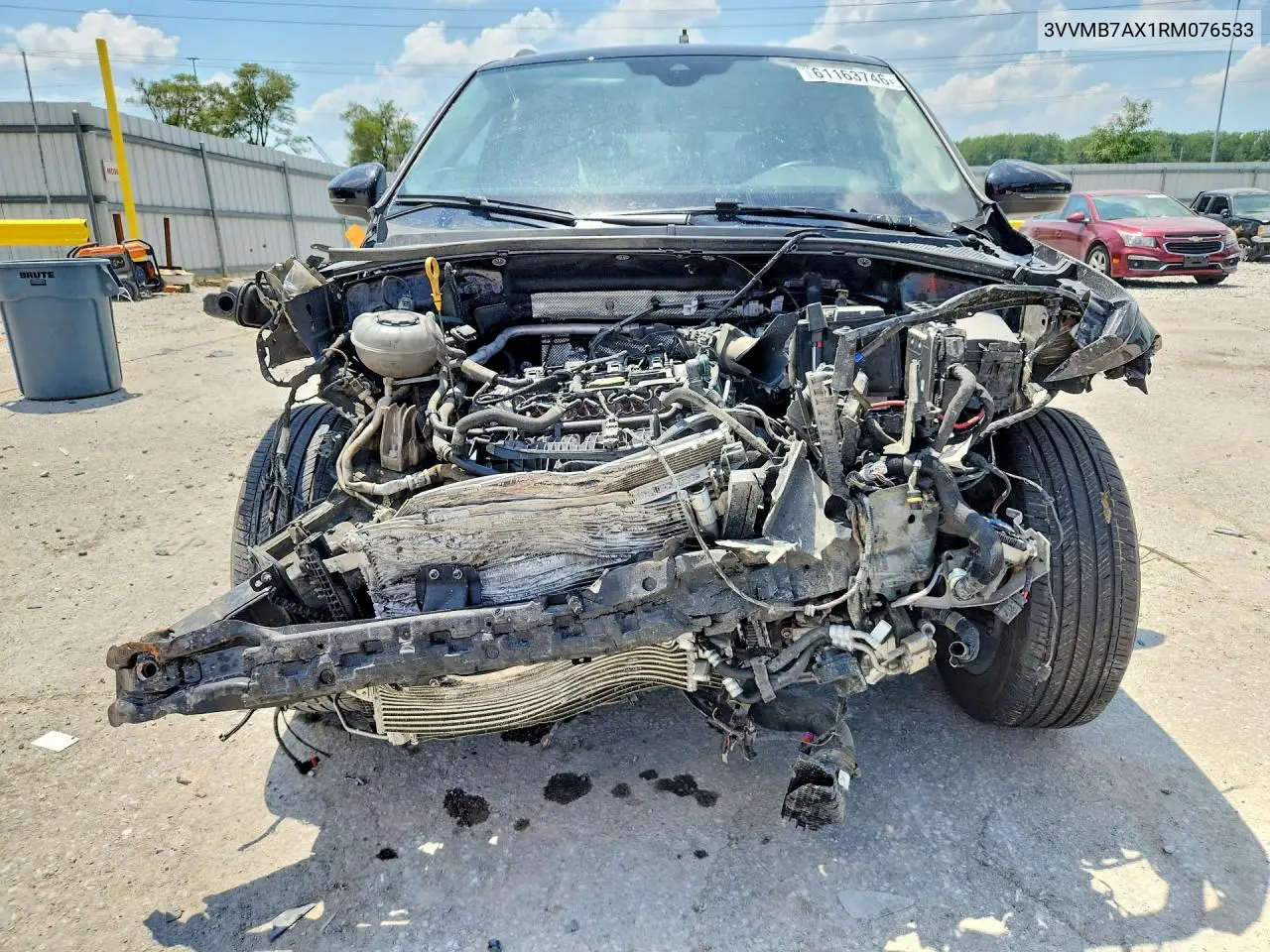 2024 Volkswagen Tiguan Se VIN: 3VVMB7AX1RM076533 Lot: 61163746