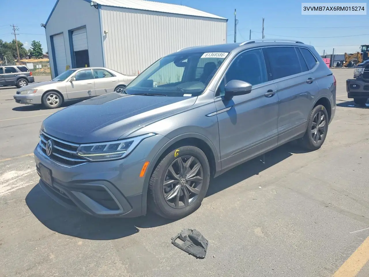 2024 Volkswagen Tiguan Se VIN: 3VVMB7AX6RM015274 Lot: 61368586