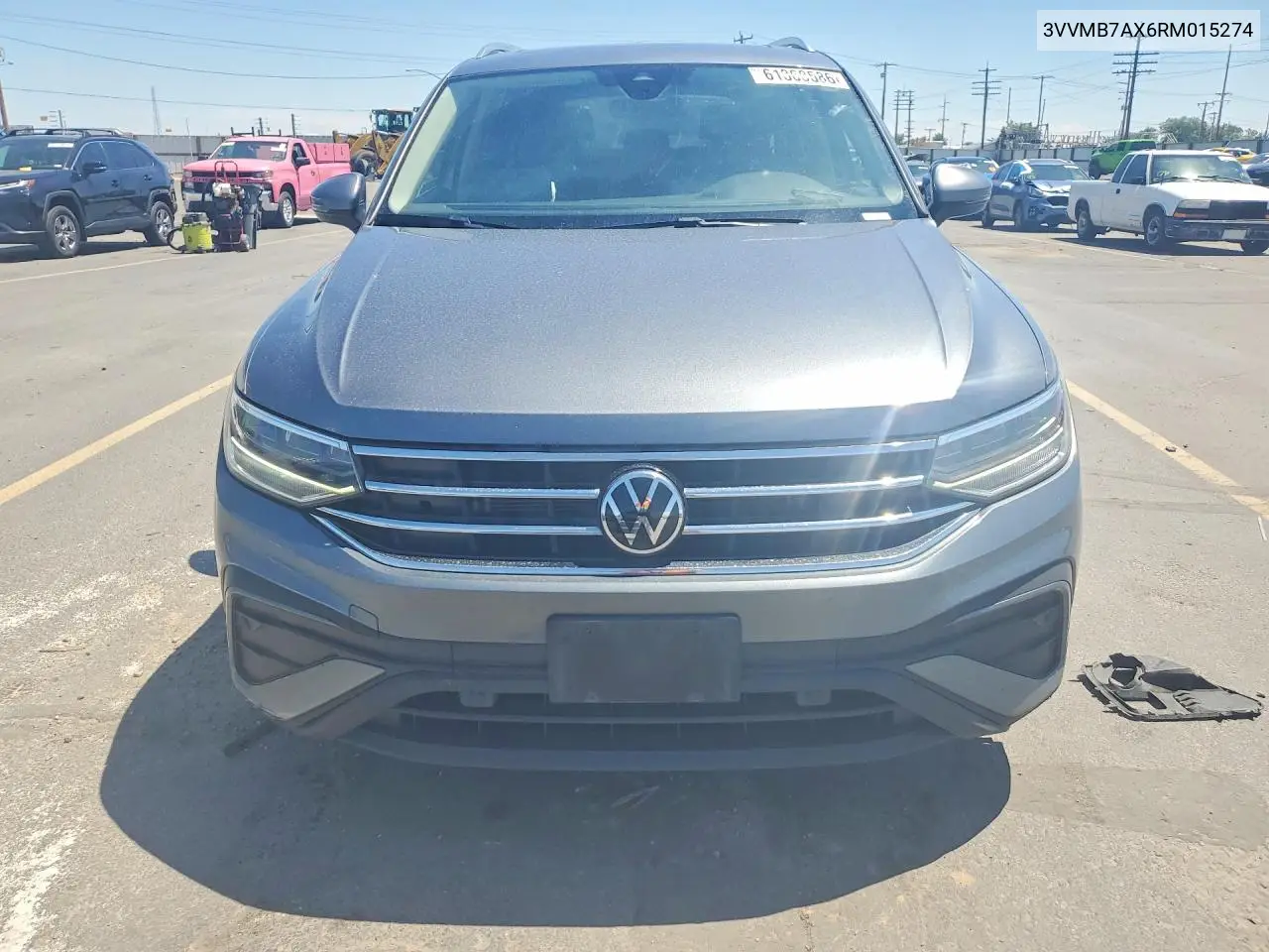 2024 Volkswagen Tiguan Se VIN: 3VVMB7AX6RM015274 Lot: 61368586