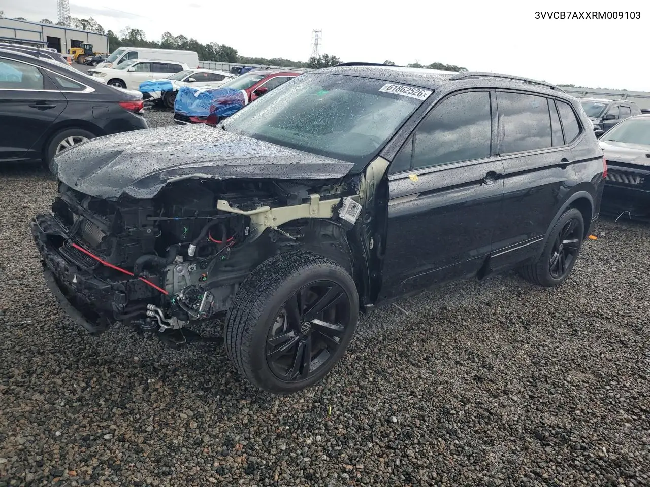 2024 Volkswagen Tiguan Se R-Line Black VIN: 3VVCB7AXXRM009103 Lot: 61862526