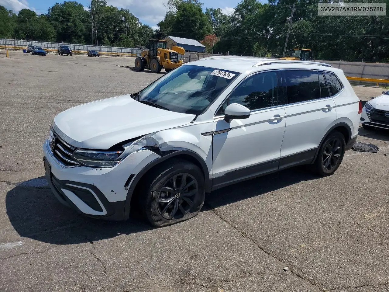2024 Volkswagen Tiguan Se VIN: 3VV2B7AX8RM075788 Lot: 62047936