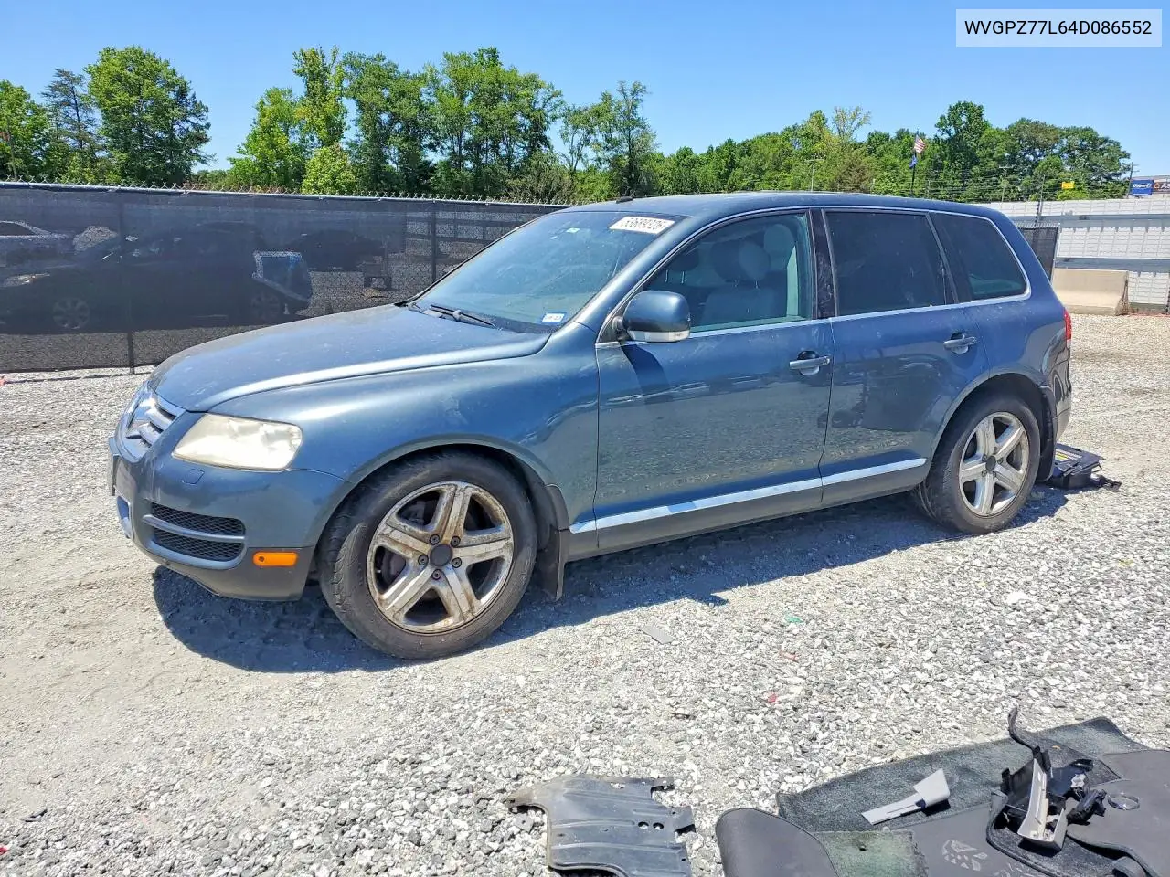 2004 Volkswagen Touareg Tdi 5.0 VIN: WVGPZ77L64D086552 Lot: 53689326