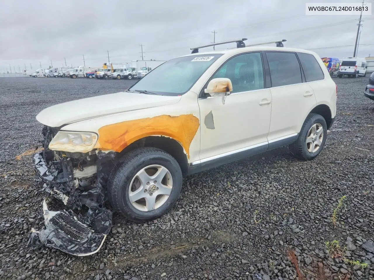 2004 Volkswagen Touareg 3.2 VIN: WVGBC67L24D016813 Lot: 56186426