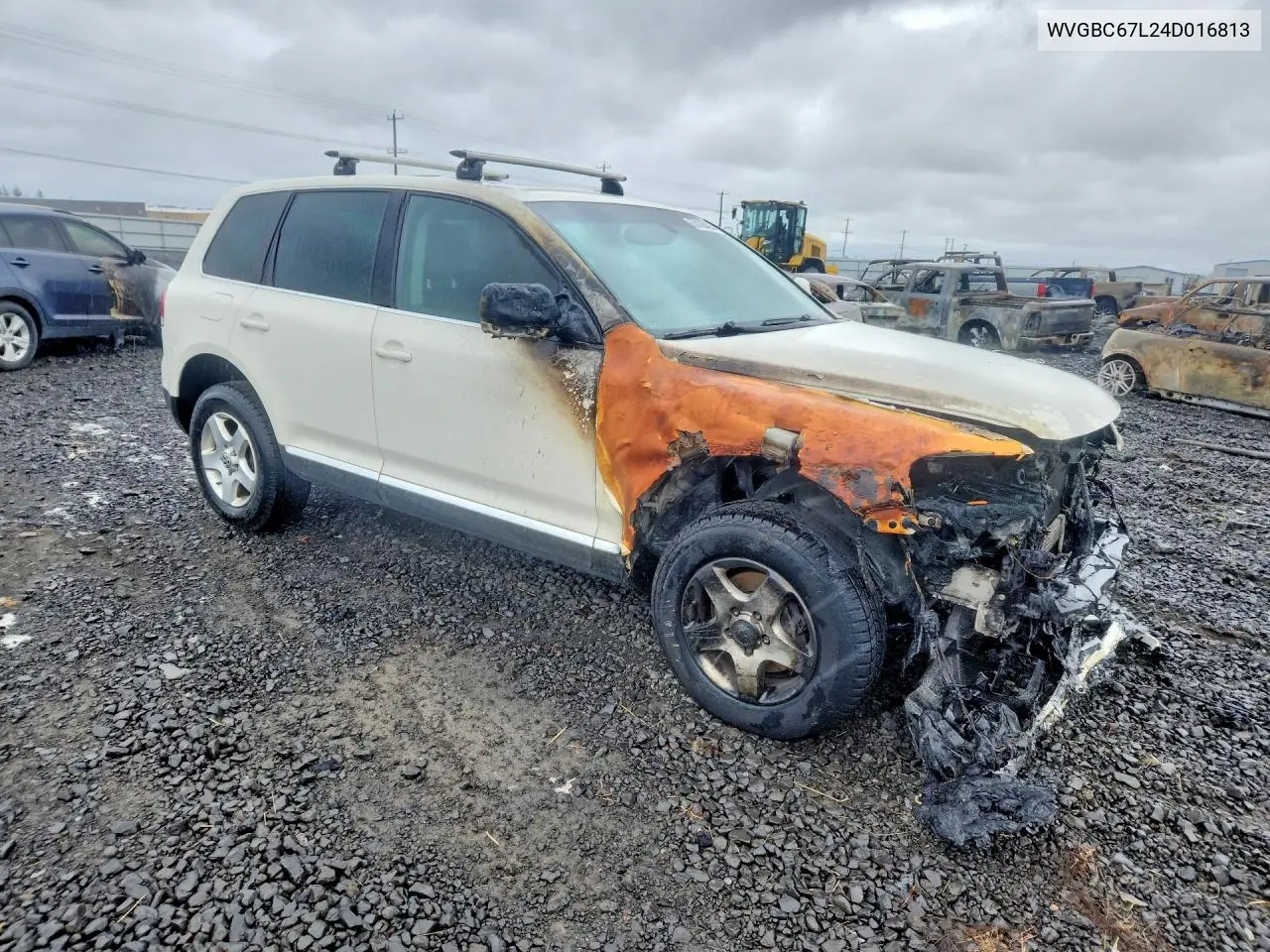 2004 Volkswagen Touareg 3.2 VIN: WVGBC67L24D016813 Lot: 56186426